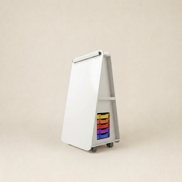 Pinnacle Whiteboard Stand - With Gratnell Trays