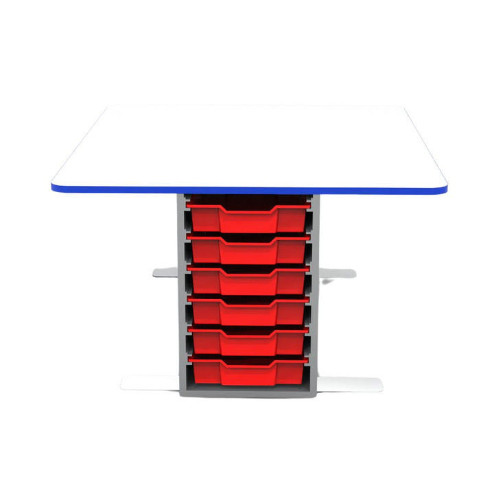 Trident Stem T Table - Whiteboard Surface 