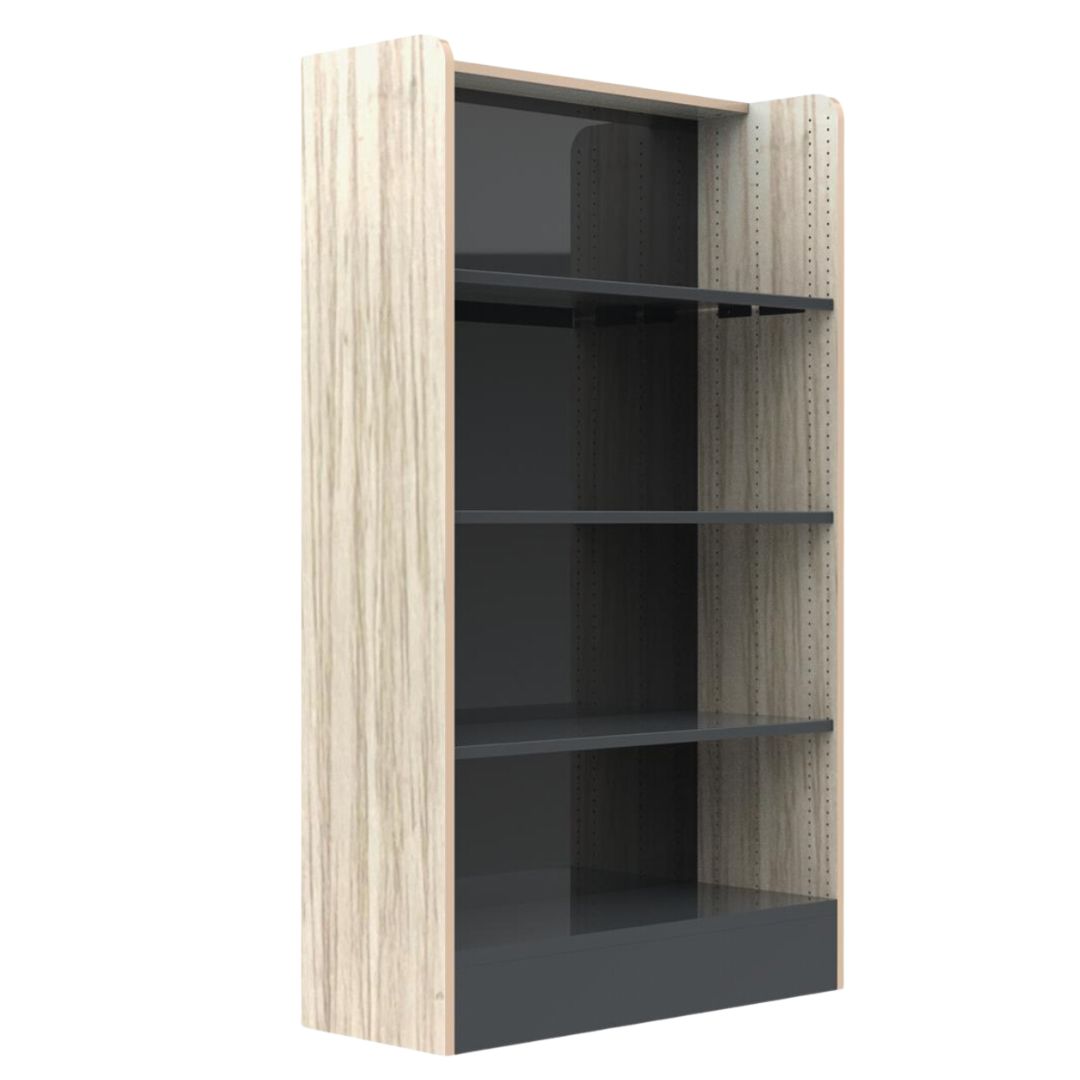 Storemaster Single Sided Library Shelving 1500