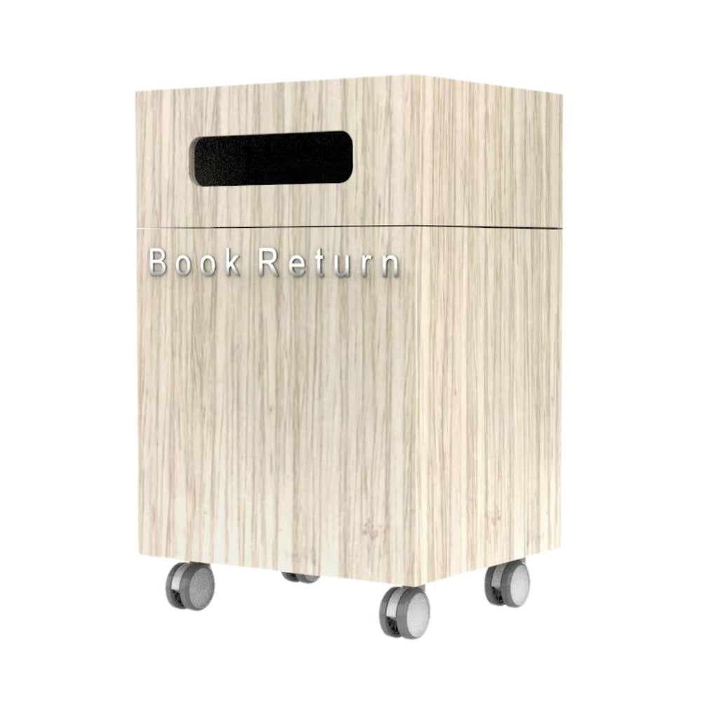 Trident Book Return Trolley with Lockable Lid